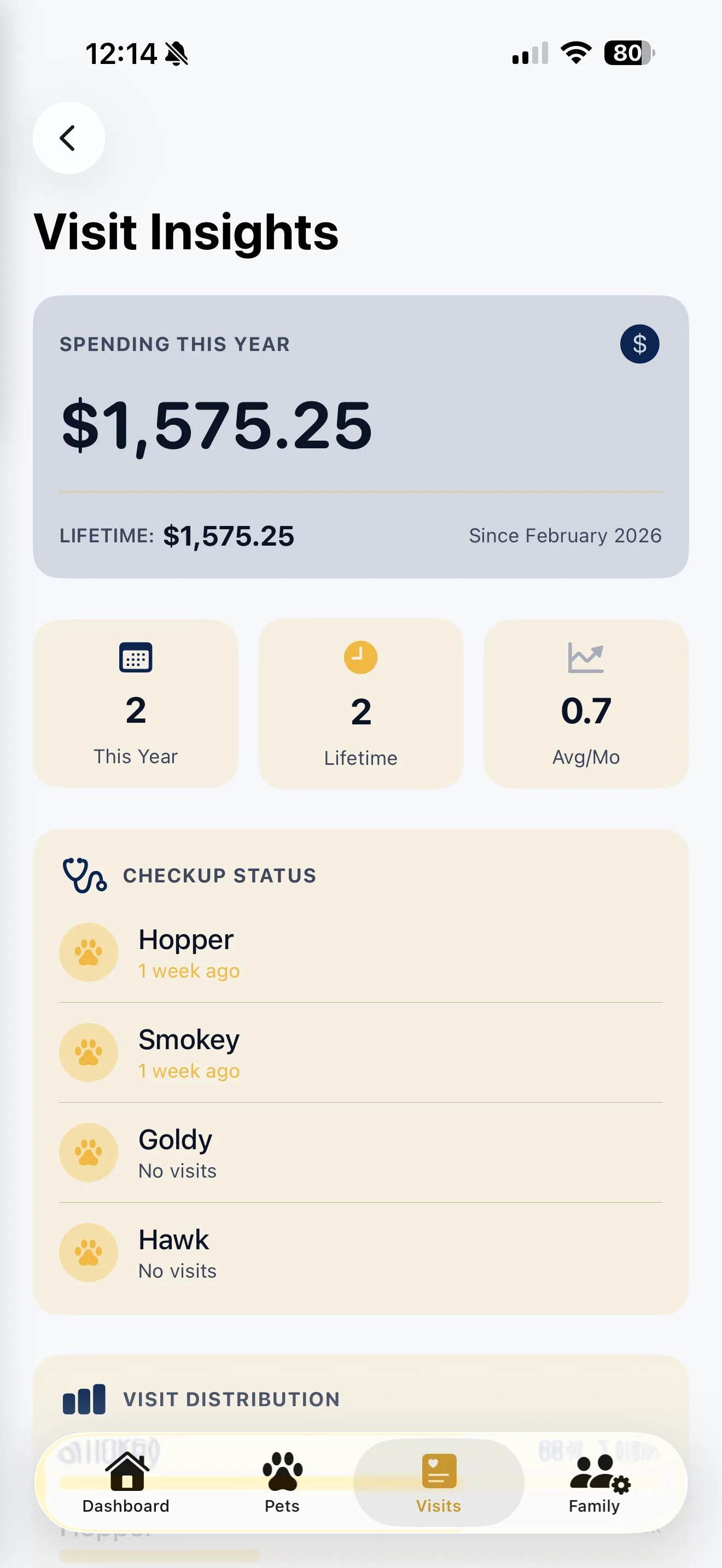 Everkin vet visit insights and summaries